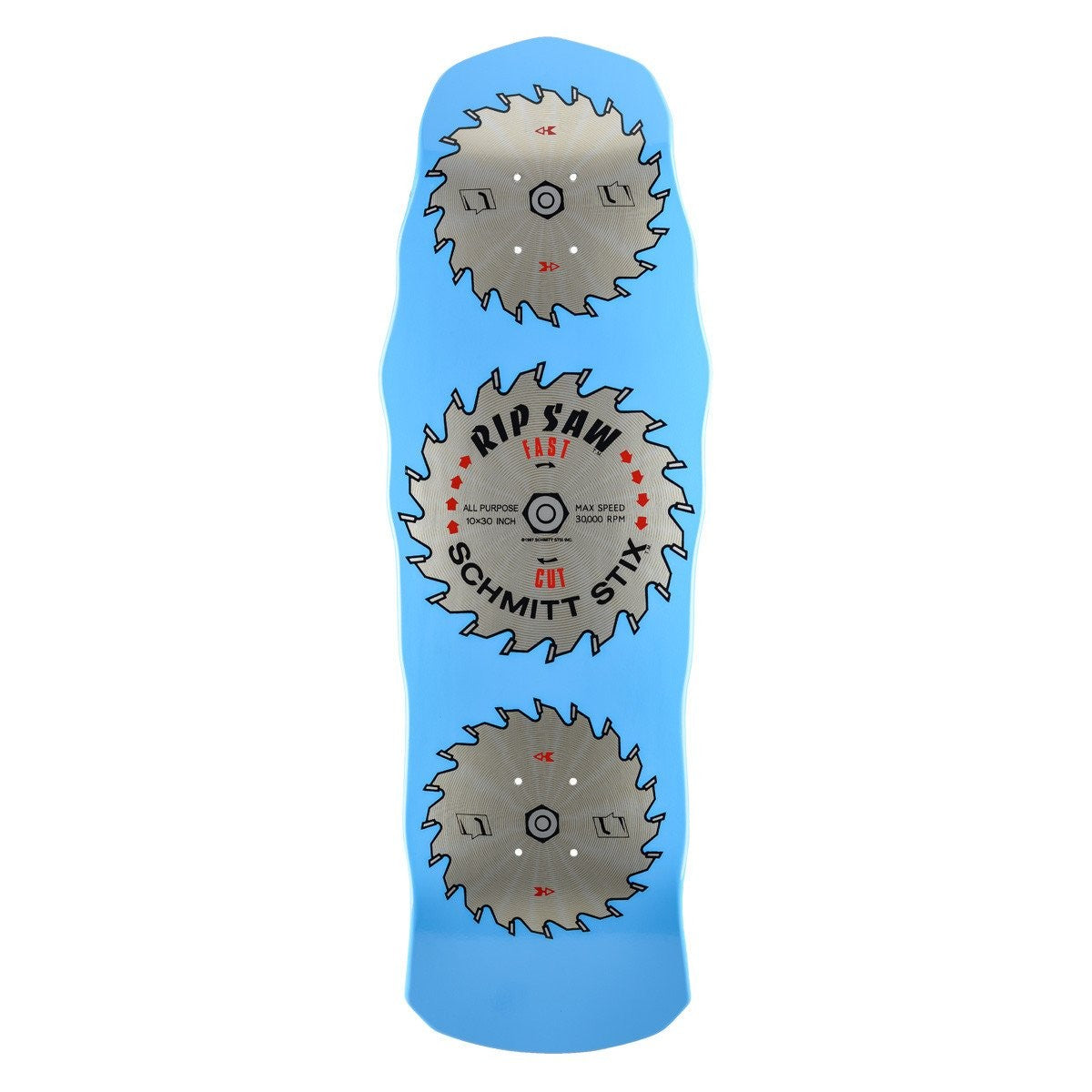 Schmitt Stix Ripsaw Modern Concave 10" Old School Skateboard Deck 6