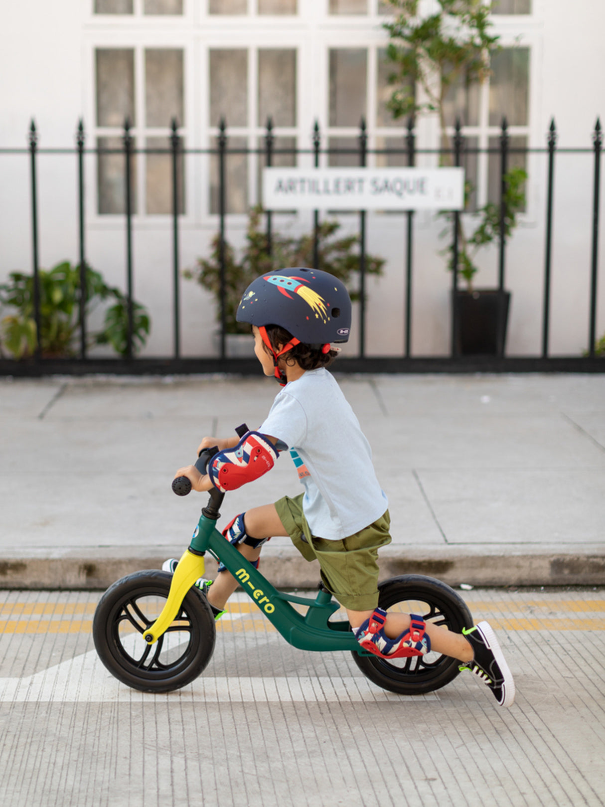 Micro Balance Bike Lite Vert Paon - Cadre Magnesium Et Roues Eva
