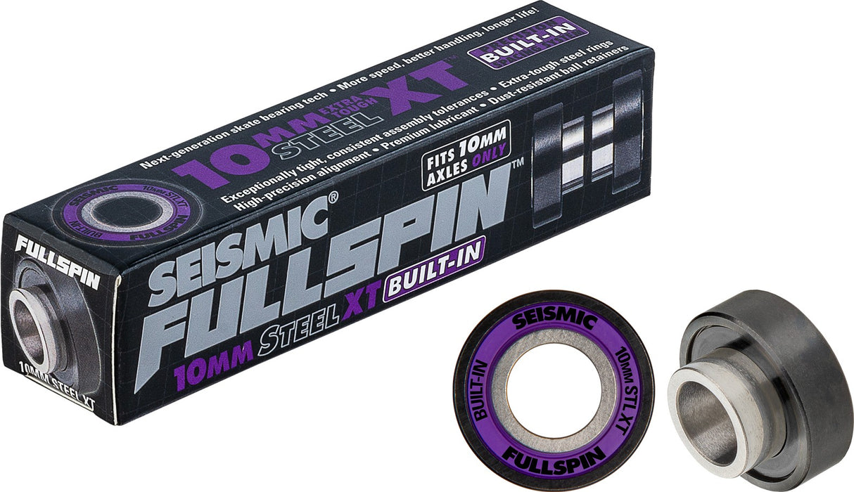 Seismic Fullspin 10Mm Steel Xt Built-In Roulements (Set Of 8)