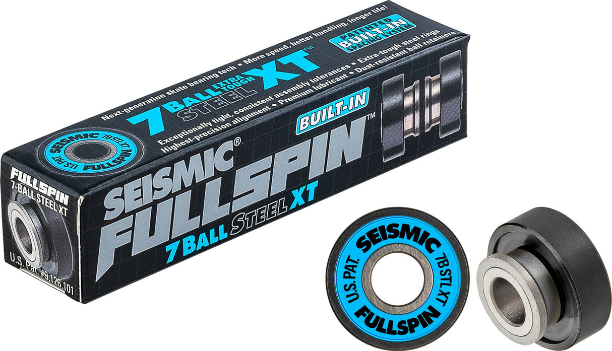 Seismic Fullspin 7-Ball Steel Xt Built-In Roulements (Set Of 8)