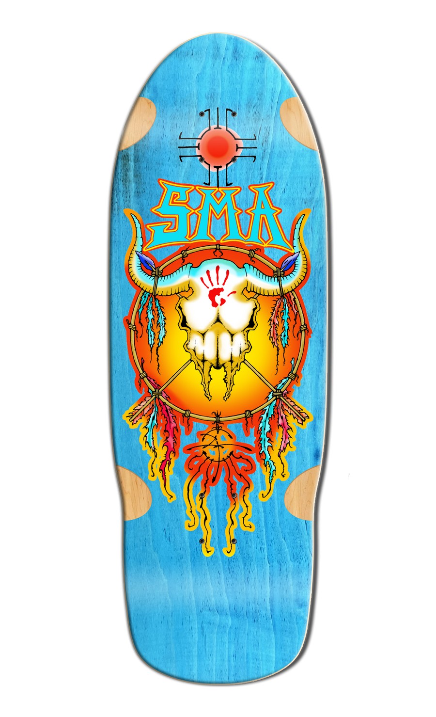 Santa Monica Airlines Series 3 Wes Humpston Dream Catcher 10.125" Old School Skateboard Deck 5