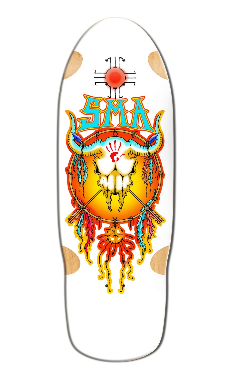 Santa Monica Airlines Series 3 Wes Humpston Dream Catcher 10.125" Old School Skateboard Deck 1