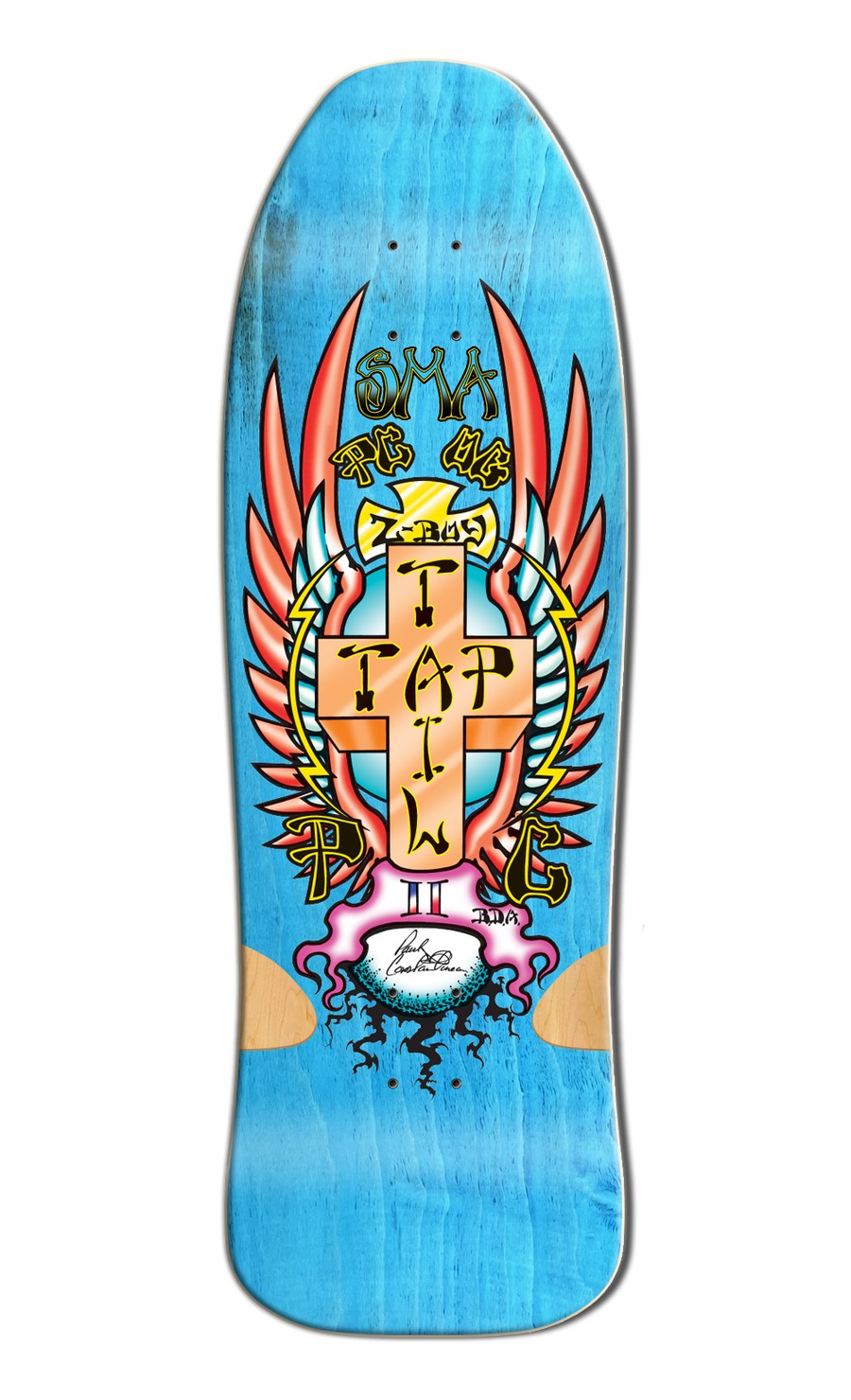 Santa Monica Airlines Series 3 Paul Constantineau 9.5" Old School Skateboard Deck 4