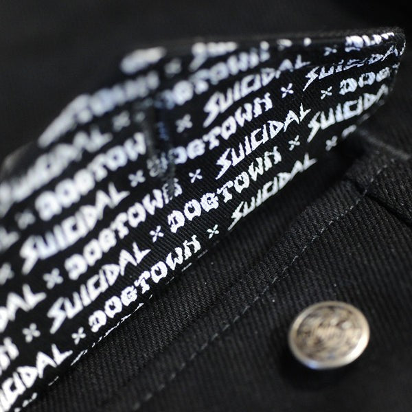 Dogtown Cross Logo Denim Vest