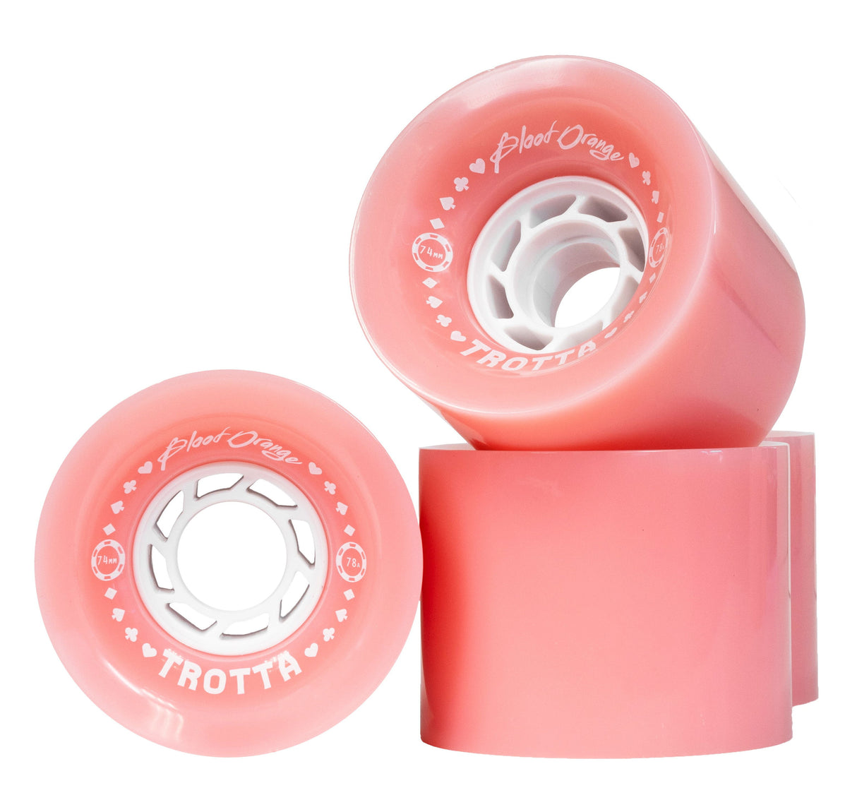 Blood Orange Trotta Pro Series 74Mm 78Aa Longboard Roues
