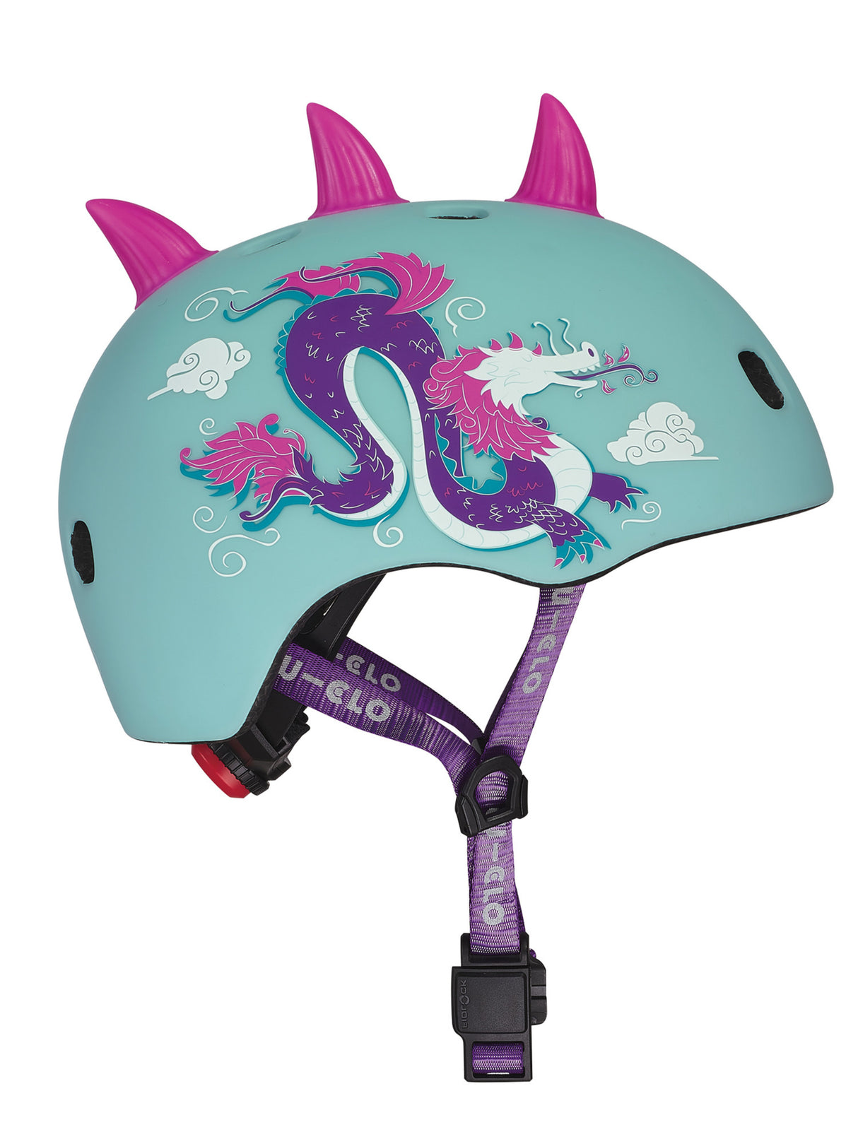 Casque Dragon 3D - Boucle Magnétique / Lumière Led Intégrée