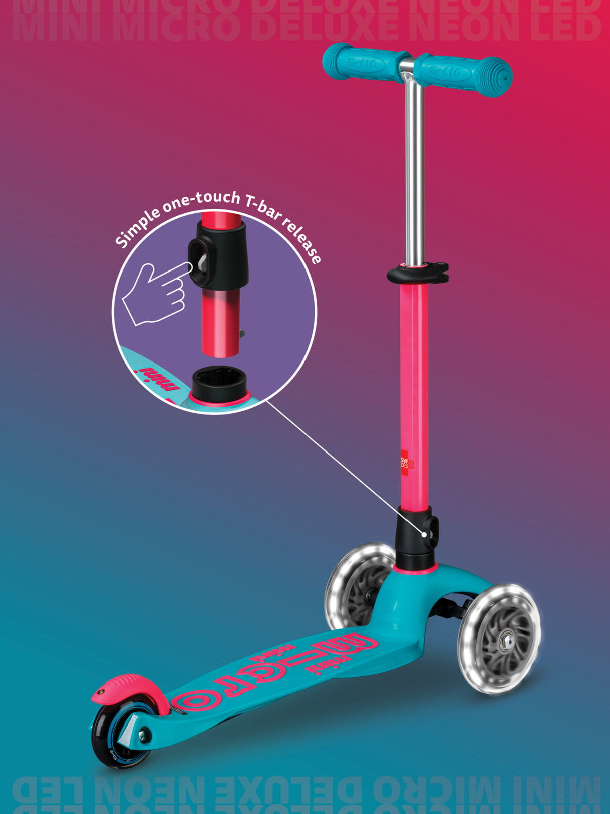 Mini Micro Deluxe Neon Led Marine Pink