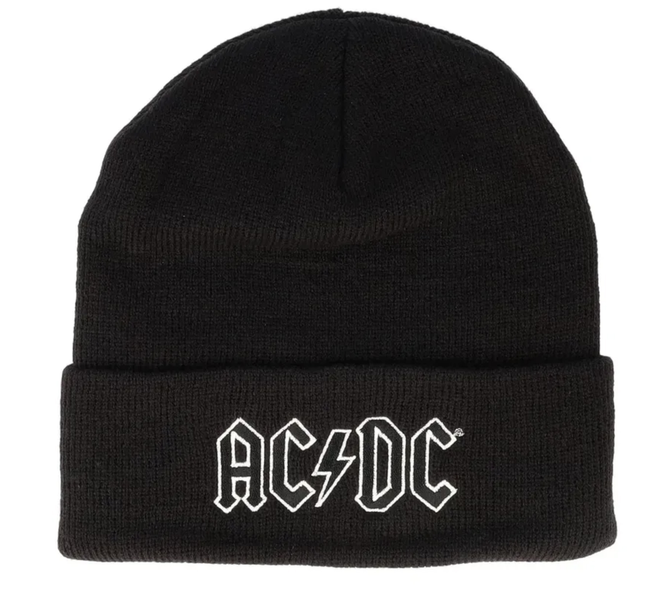 Bonnet American Needle Acdc Cuffed Knit Black