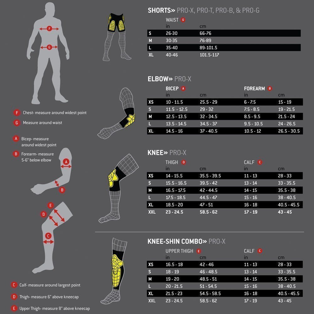 G-Form Pro-X Coudieres - Yellow