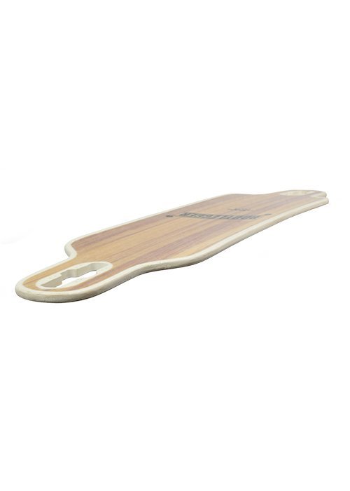 Moonshine Bootlegger Black/White Longboard Deck