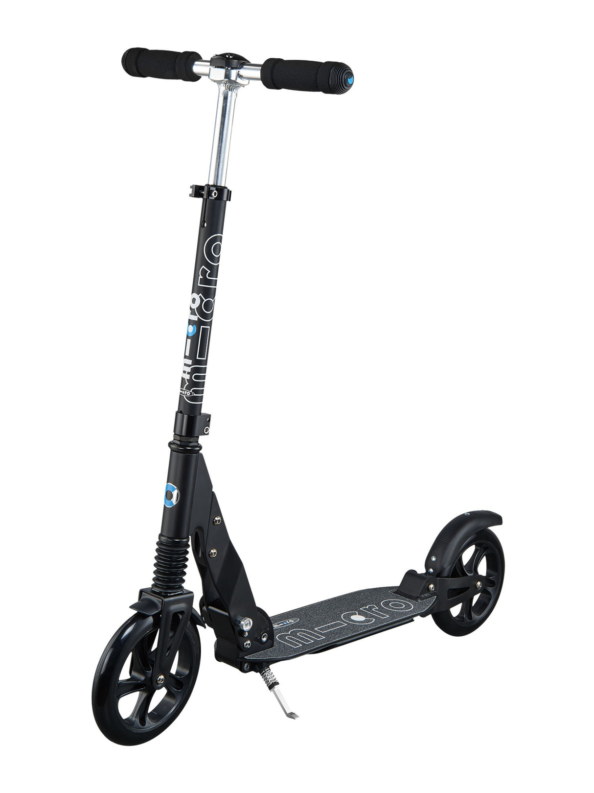 Micro Suspension Scooter Black - Pu 200Mm