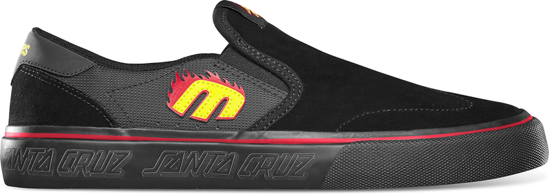 Etnies Lo Cut Slip X Santa Cruz Black