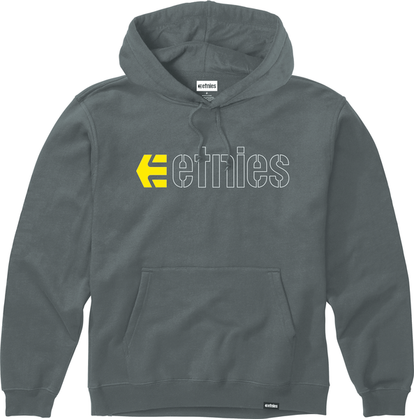 Etnies Ecorp Hoodie Black White Yellow