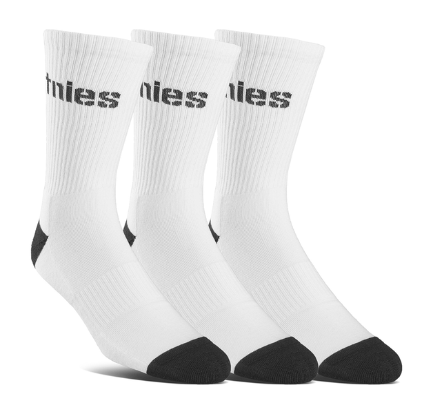 Chaussettes Etnies Wordmark 3 Pack White