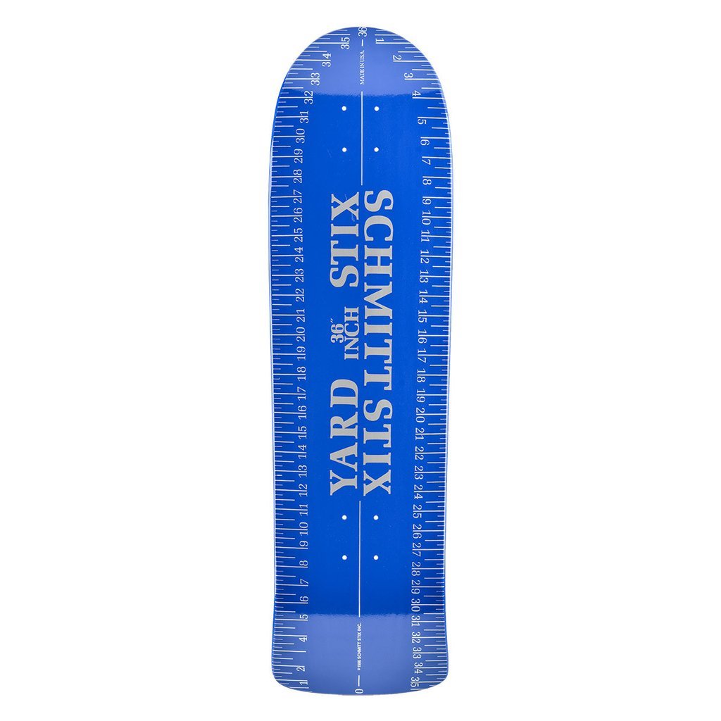 Schmitt Stix Yard Stick 9.625" - Old School Skateboard Deck 2