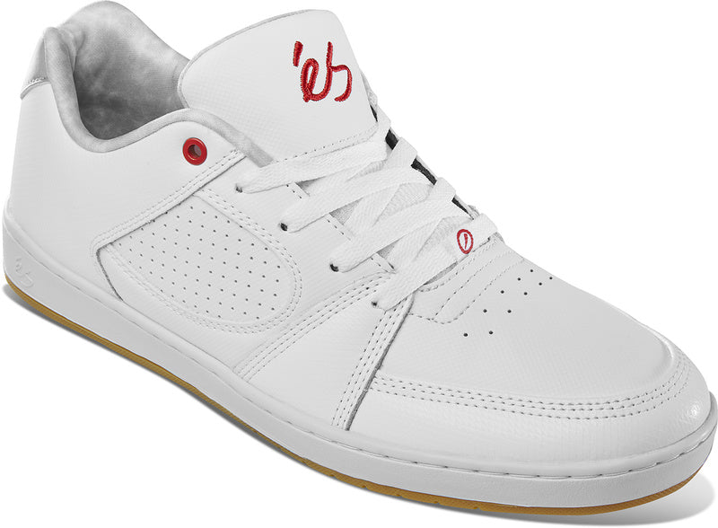 Es Accel Slim White Silver