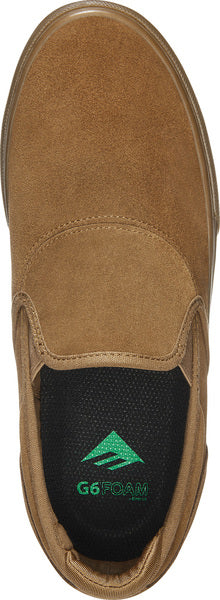Emerica Wino G6 Slip On Brown Gum
