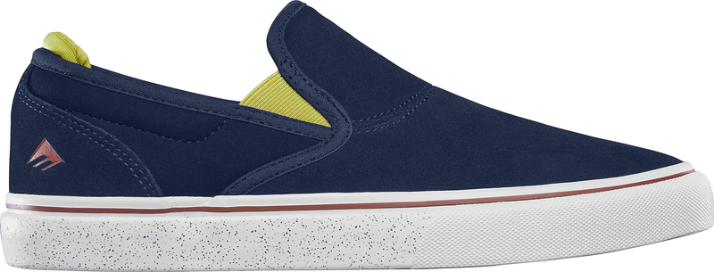 Emerica Wino G6 Slip On Navy Gold White