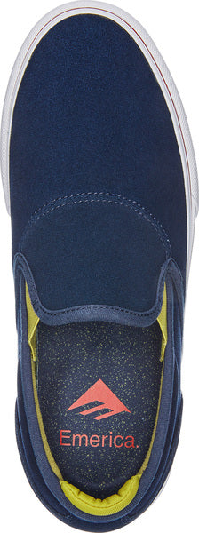 Emerica Wino G6 Slip On Navy Gold White