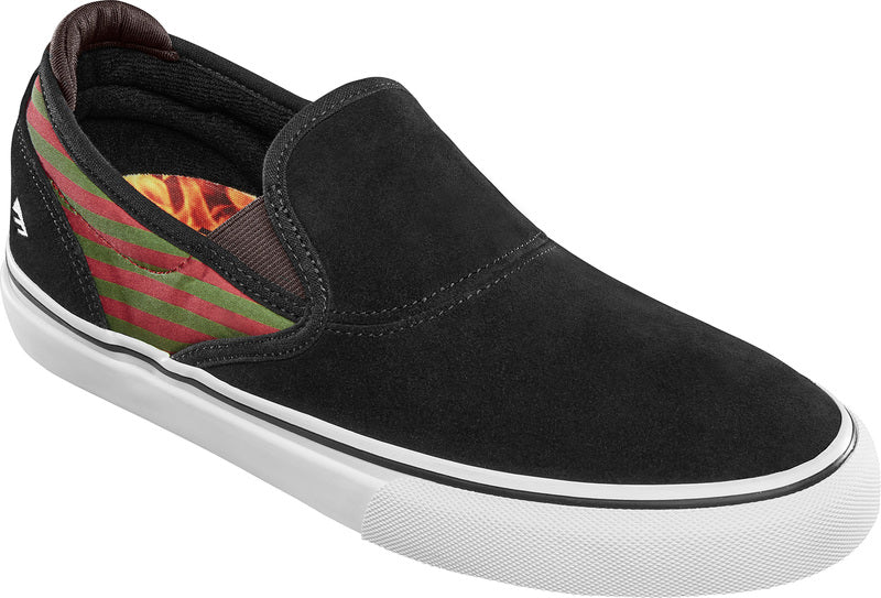 Emerica Wino G6 Slip On X Braden Hoban Black Olive Red