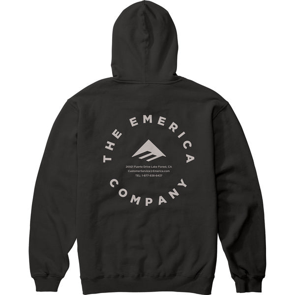 Emerica Logo Lockup Hoodie Black