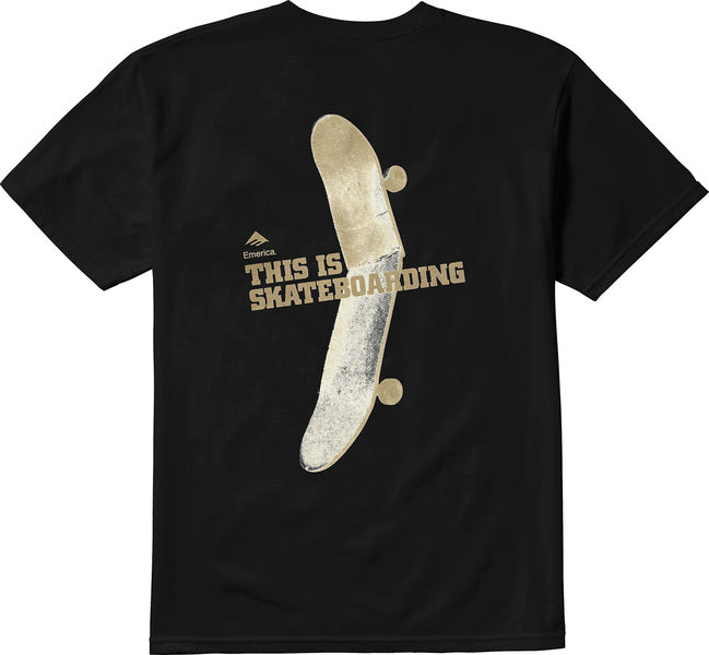 Emerica This Is Skateboarding Ss Tee Black