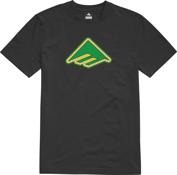 Emerica X Shake Junt Triangle Lights Ss Tee Black