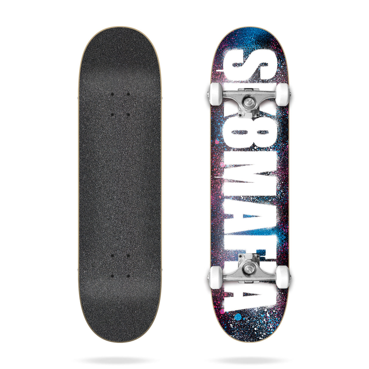 Sk8Mafia Og Logo Stencil Pink & Blue 8.0 Skateboard Complete