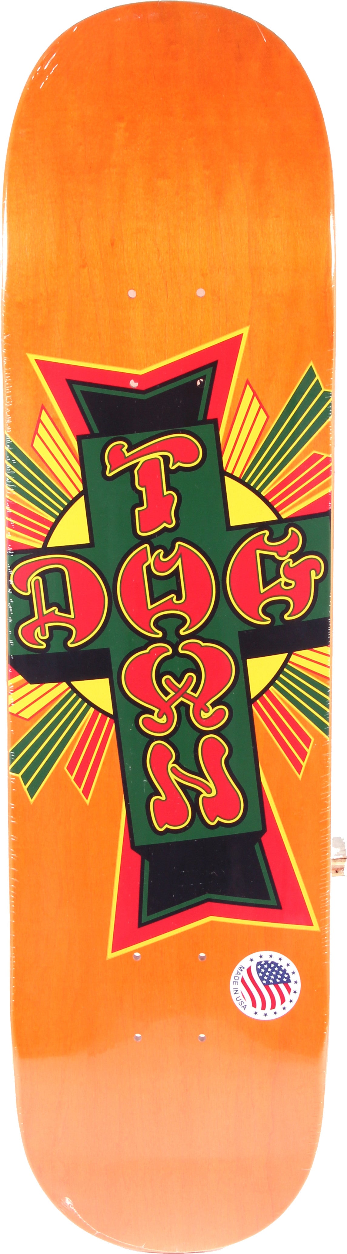 Dogtown Street Cross Rasta Cross 8.0" Skateboard Deck