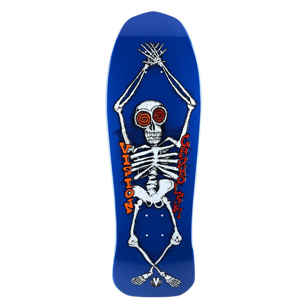 Vision Groholski Skeleton 10.25" Old School Skateboard Deck 2