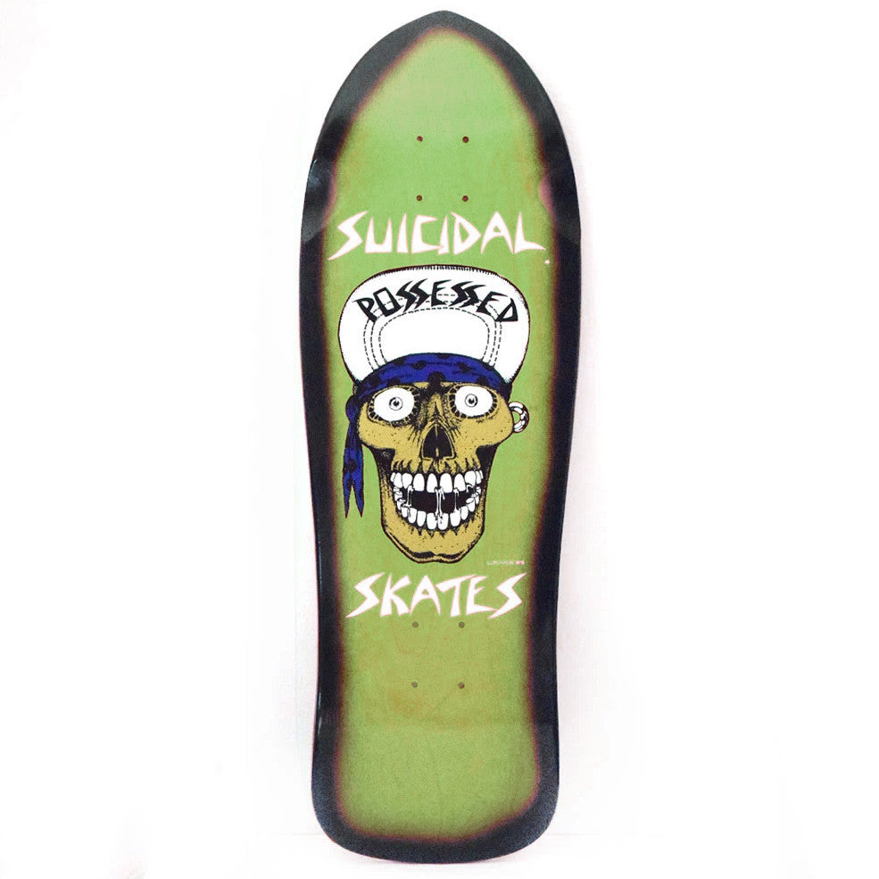 Dogtown Suicidal Skates Punk Skull 10.125" Old School Skateboard Deck