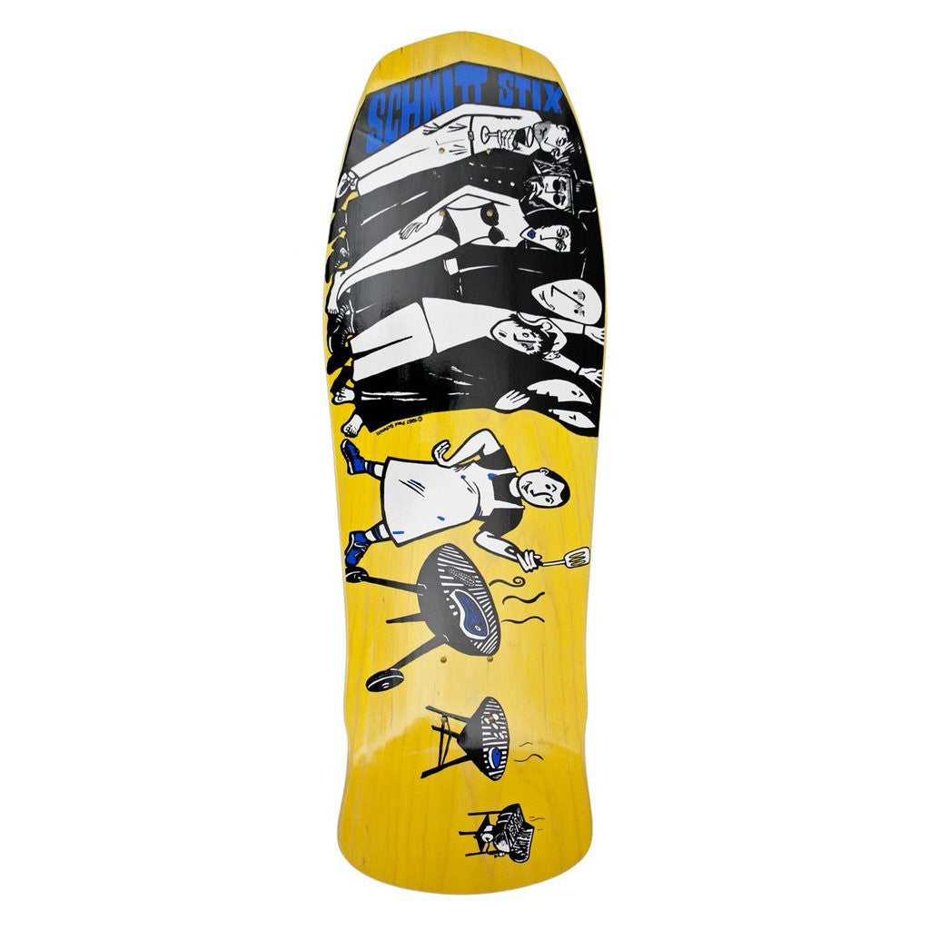Schmitt Stix Joe Lopes Bbq 10.125" Old School Skateboard Deck 1