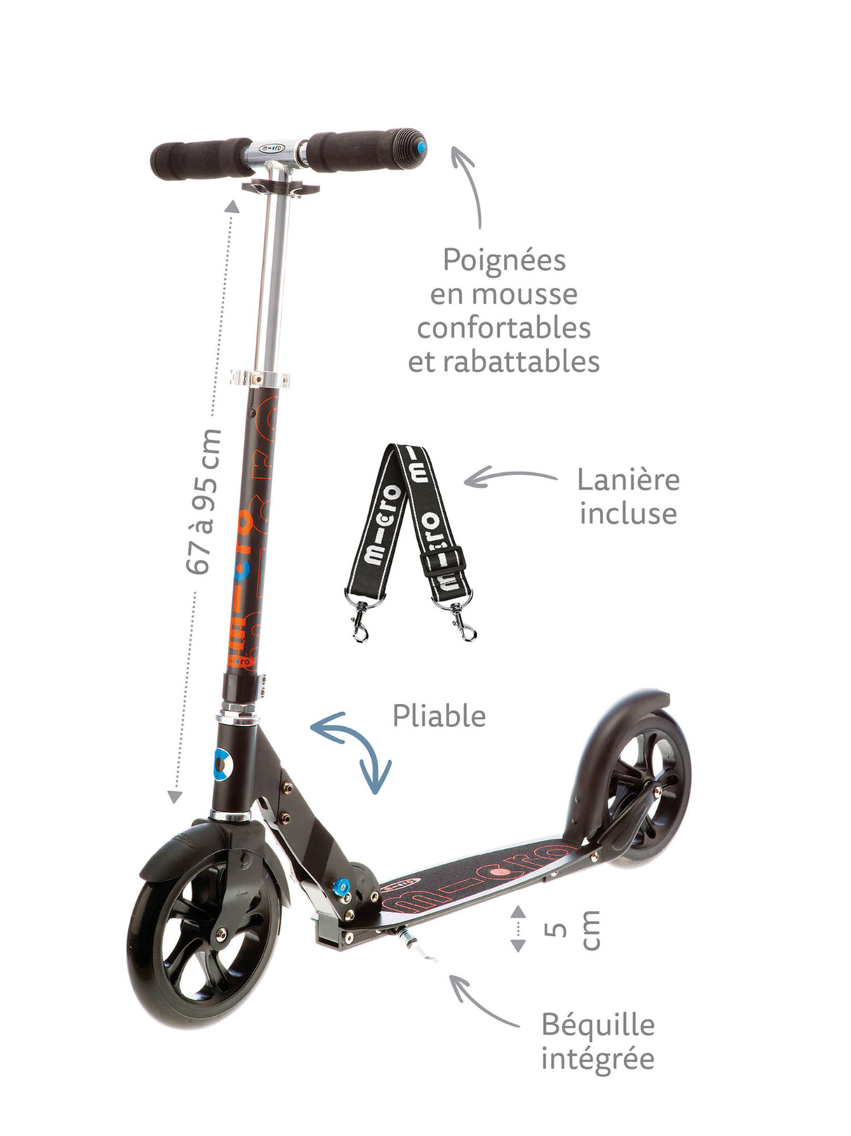 Micro Black - Pu 200Mm