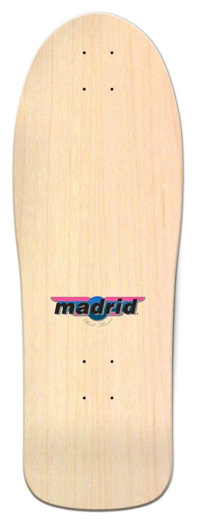 Madrid Beau Brown 10" Old School Skateboard Deck 2