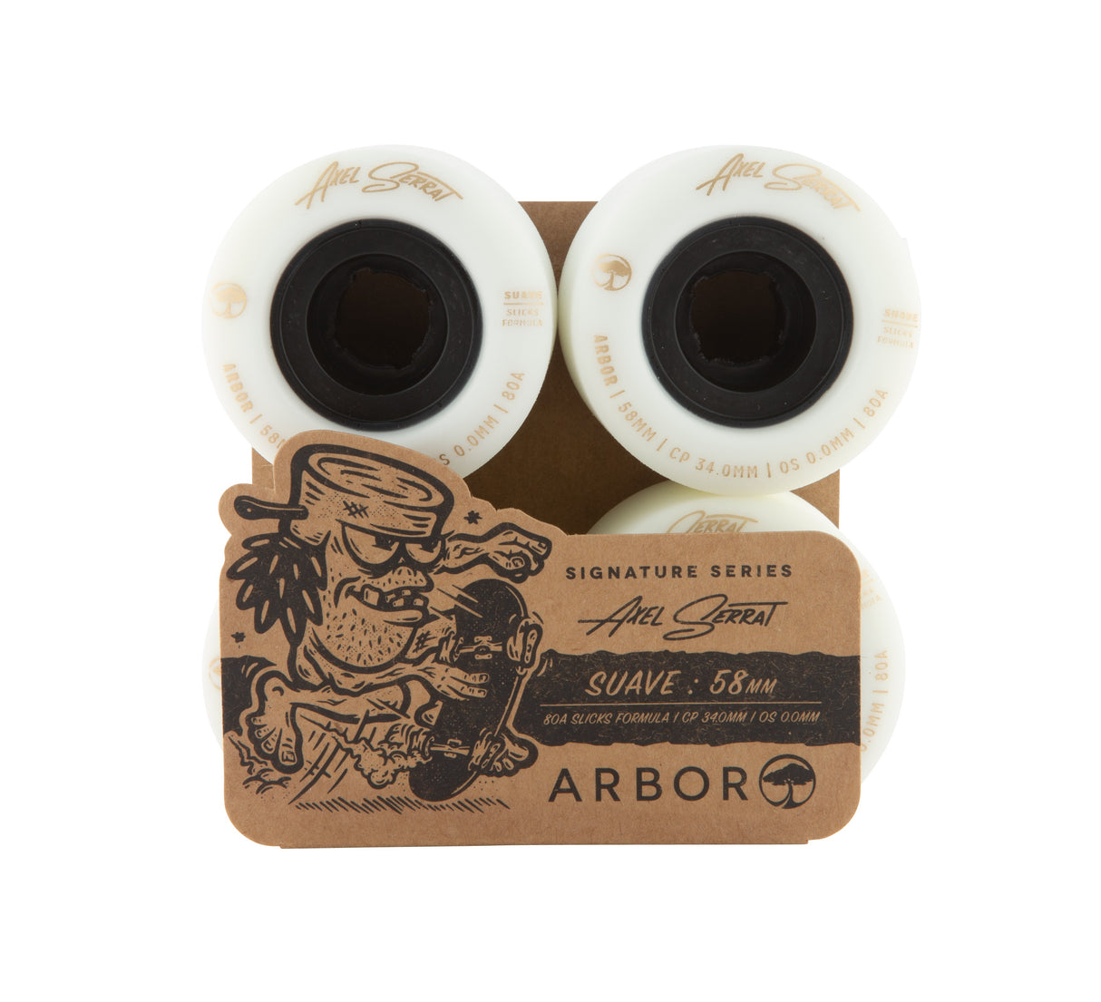Arbor Suave Axel Serrat 58Mm Longboard Roues 3