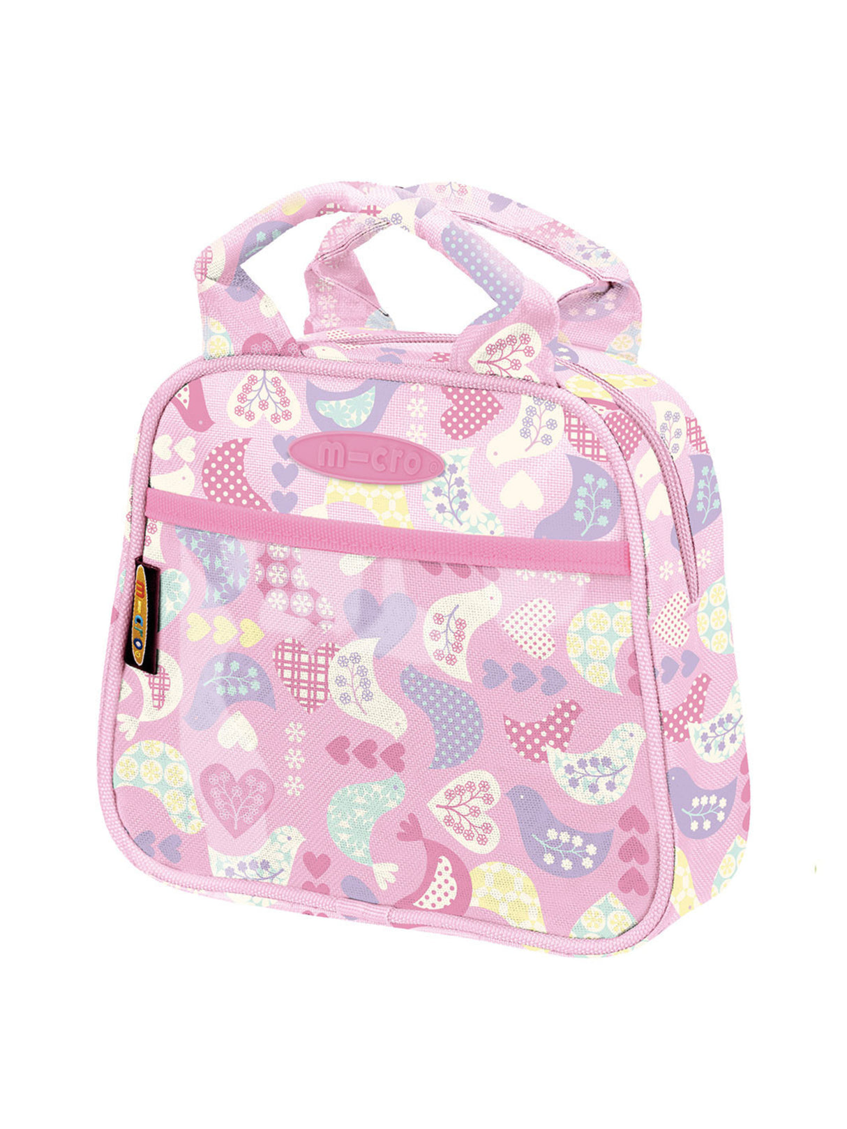 Petit Sac À Main Rose Motifs Oiseaux