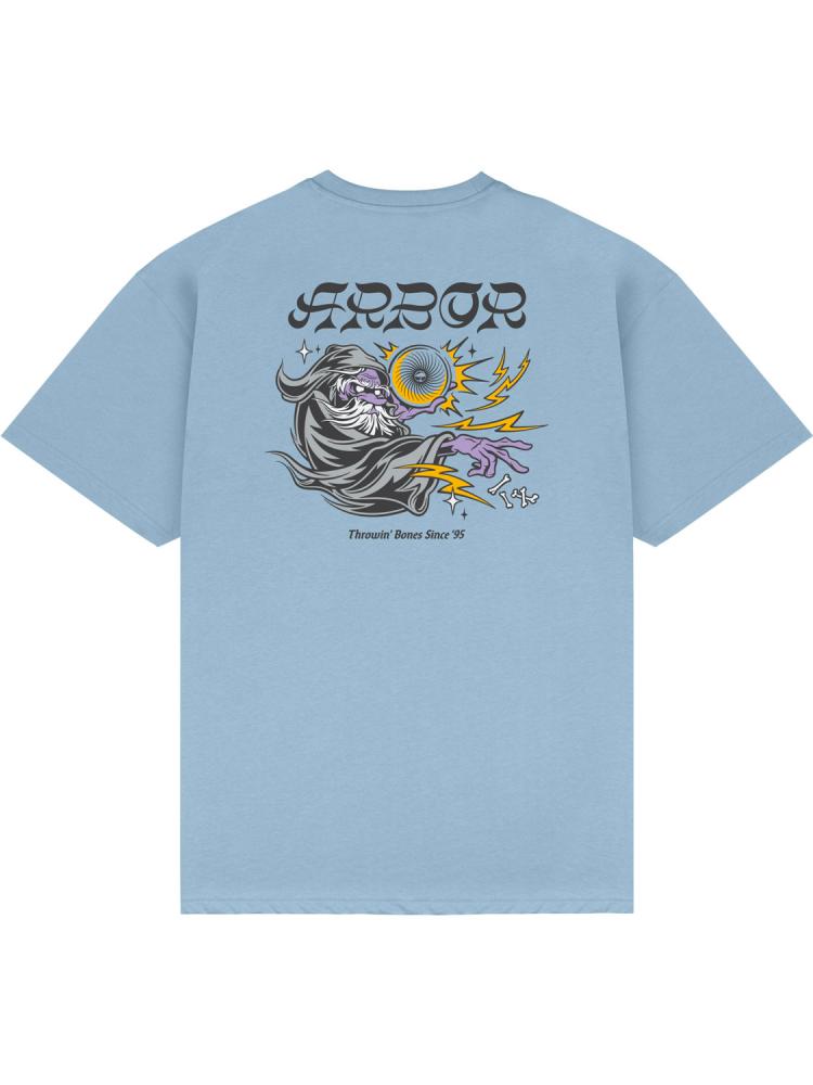 Tee-shirt Arbor Throwing Bones Sky Blue