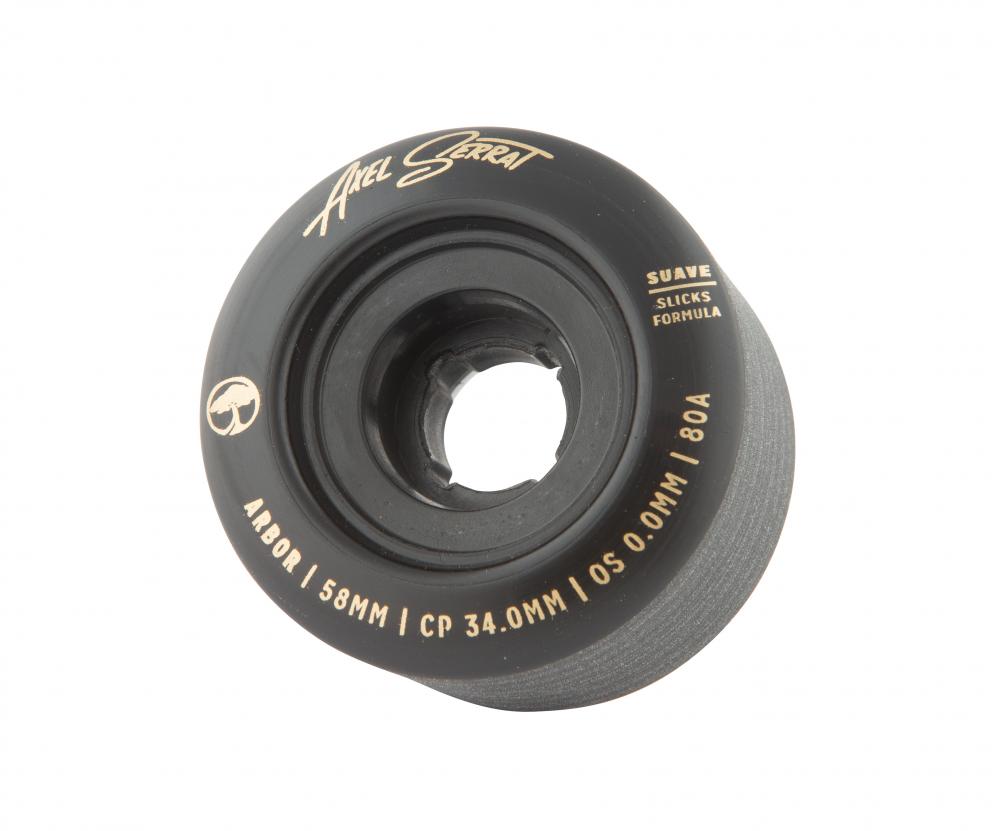 Roues de longboard Arbor 58 mm Suave Axel Serrat 80A Black