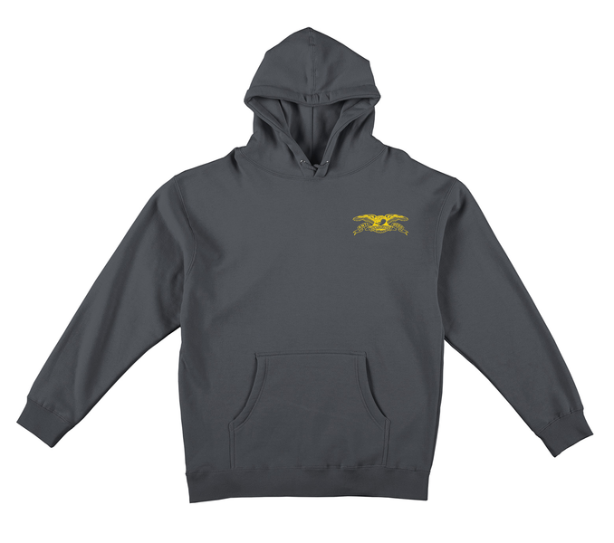 Antihero Sweat Lil Eagle Emb Hood Charcoal