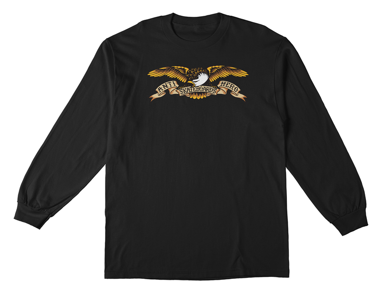 Antihero T-Shirt Eagle Youth Ls Black