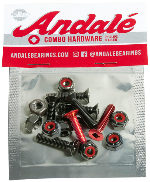 Andale Visserie (Jeu De 8) Combo Phillips Allen 0.875 Red