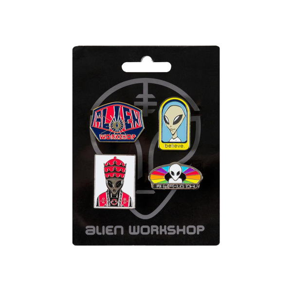 Alien Workshop Pin Logo 4-Pack