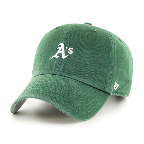 Casquette 47 Brand MLB Oakland Athletics Base Runner Clean Up Dark Green