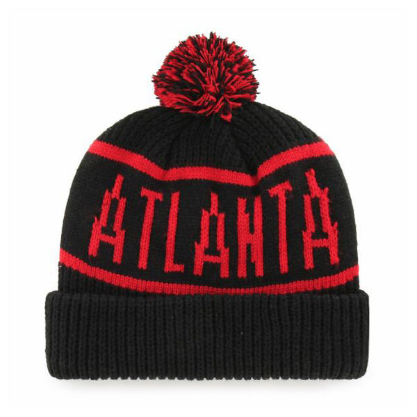 Bonnet 47 Brand MLB Atlanta Braves Calgary Cuff Knit Black