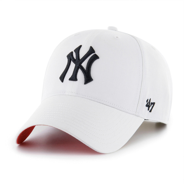 Casquette 47 Brand MLB New York Yankees Paradigm Under MVP White