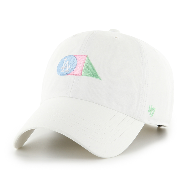 Casquette 47 Brand MLB LA Dodgers Primary Purpose Clean Up White