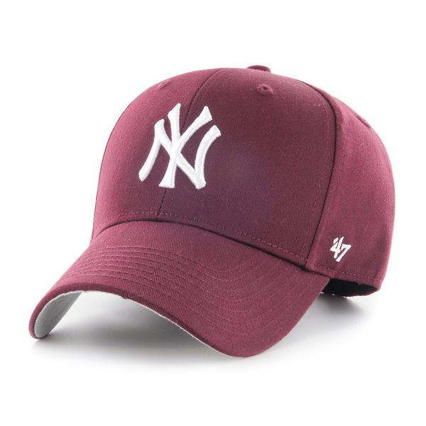 Casquette 47 Brand MLB New York Yankees Raised Basic MVP Dark Maroon