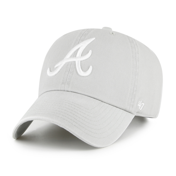 Casquette 47 Brand MLB Atlanta Braves Clean Up Grey