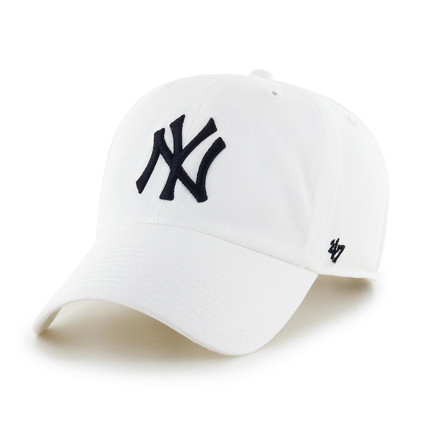 Casquette 47 Brand MLB New York Yankees Clean Up White