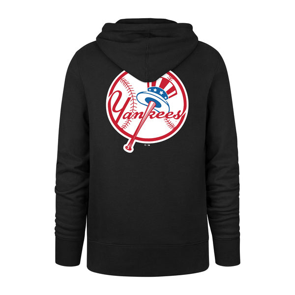 Sweat à capuche 47 Brand MLB New York Yankees Imprint Backer Burns Jetblack
